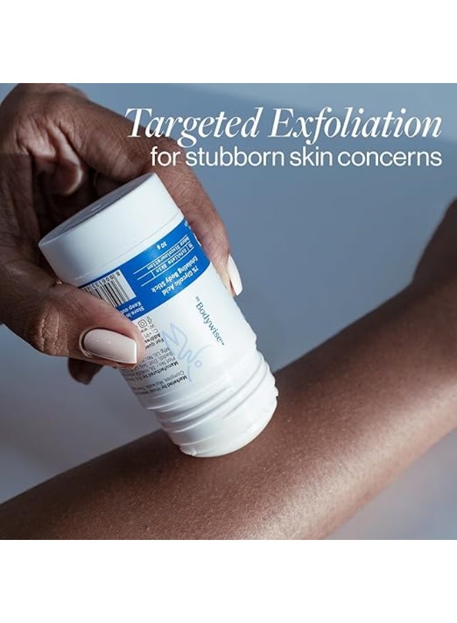 Bodywise Be Bodywise 7% Glycolic Acid Body Stick 30g & 10% Urea Body Lotion 200ml | Deep Hydration & Gentle Exfoliation | Smoothens Rough Skin, Reduces Bumps & Ingrown Hair | For Dry, Flaky & Textured Skin - Image 3